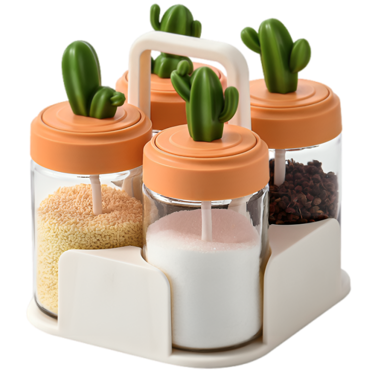 SucculentSavor Seasoning Jar Set