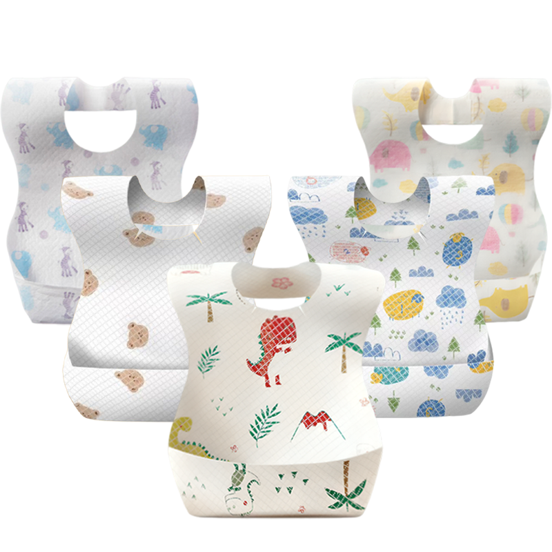 Zooventure Disposable Baby Bib Set